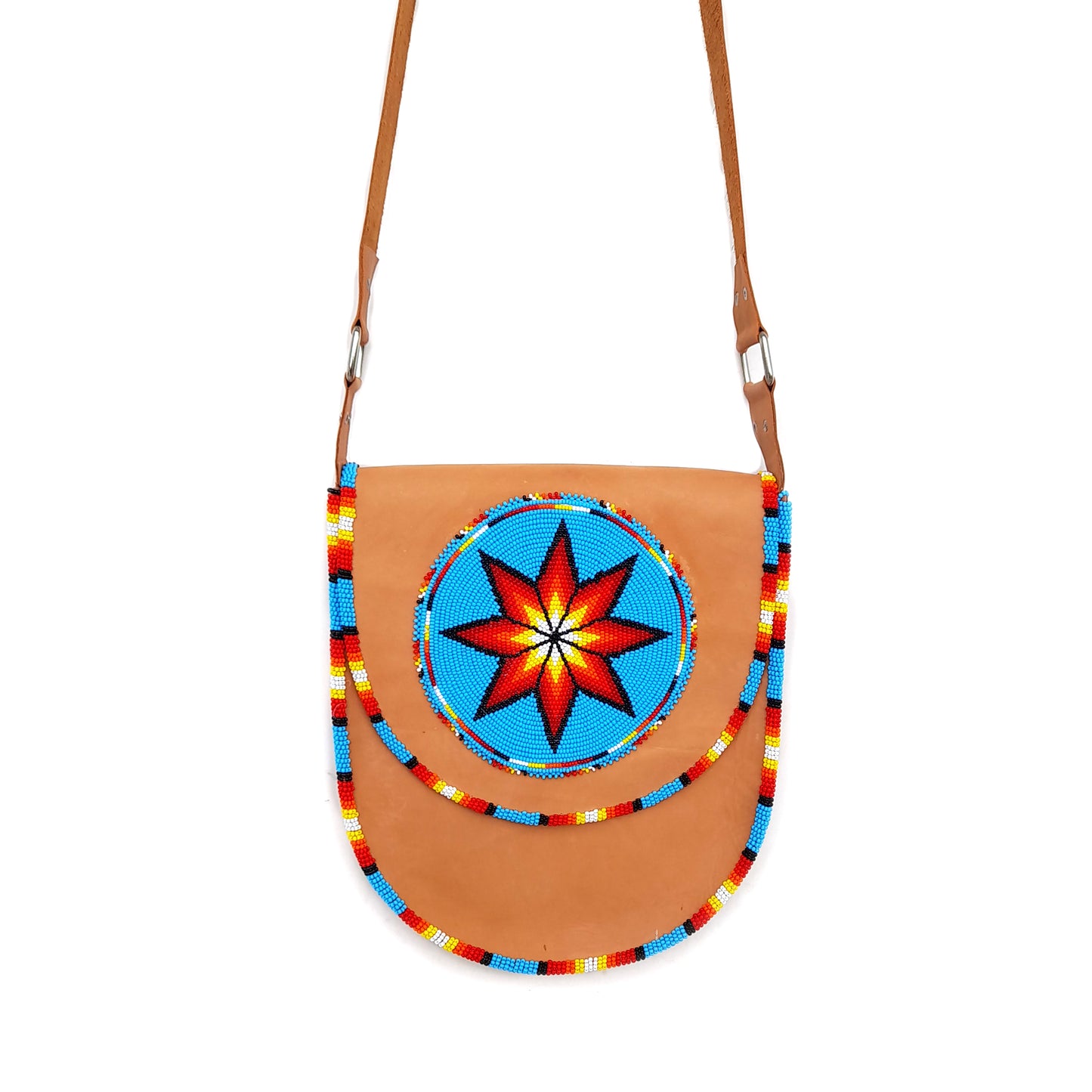 Beaded Genuine leather bags, crossbody bags, Groomsmen Gift
