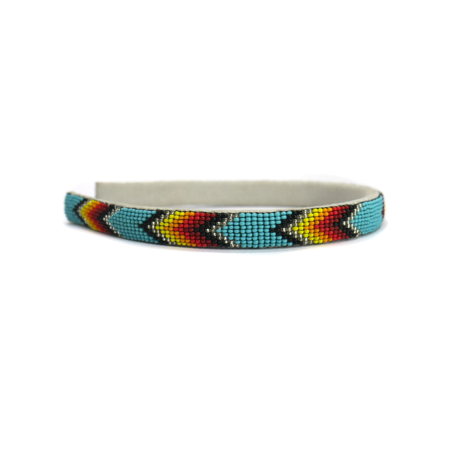 Native American Southwestern Beaded Headband Beaded Barrette, Gift of her