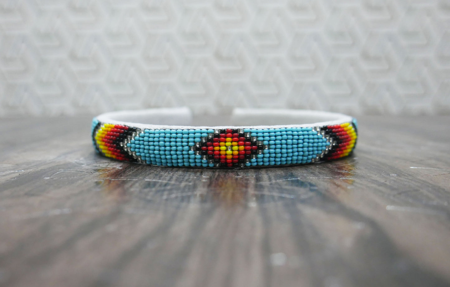 Native American Southwestern Beaded Headband Beaded Barrette, Gift of her