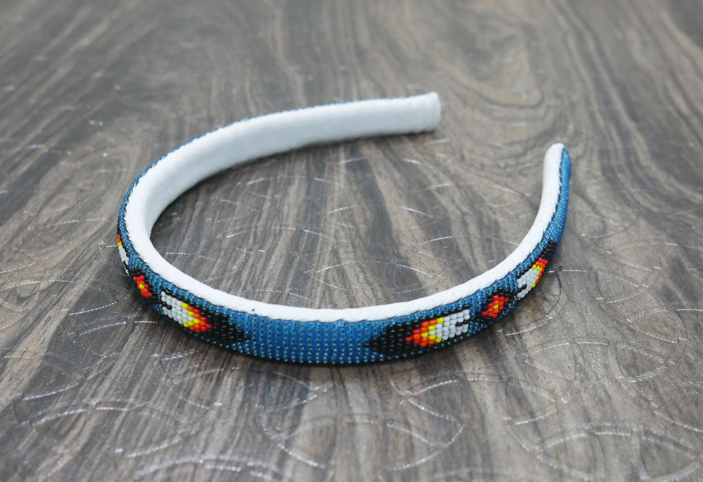 Native American Southwestern Beaded Headband Beaded Barrette, Gift of her