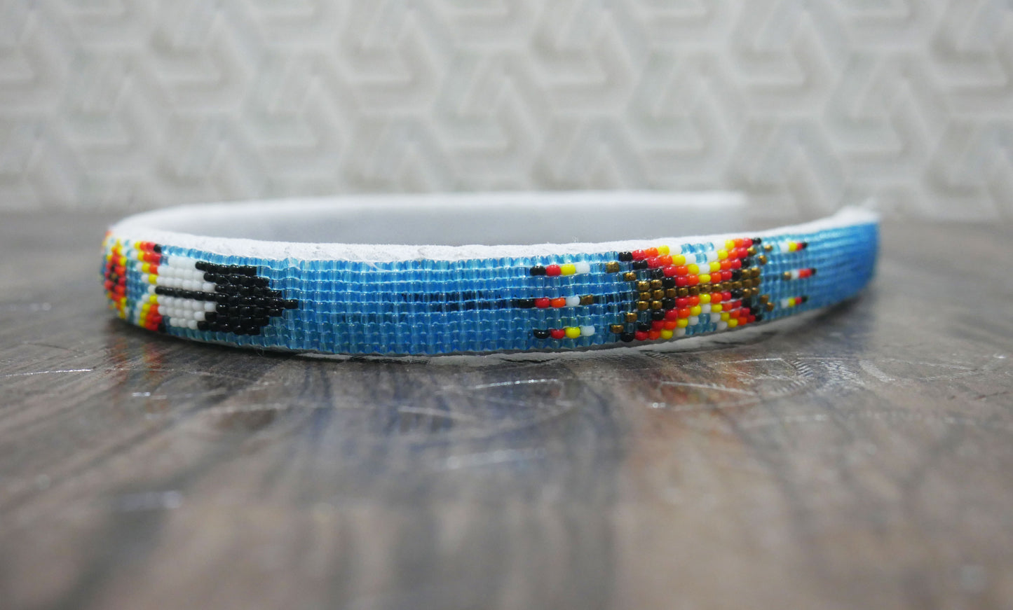 Native American Southwestern Beaded Headband Beaded Barrette, Gift of her