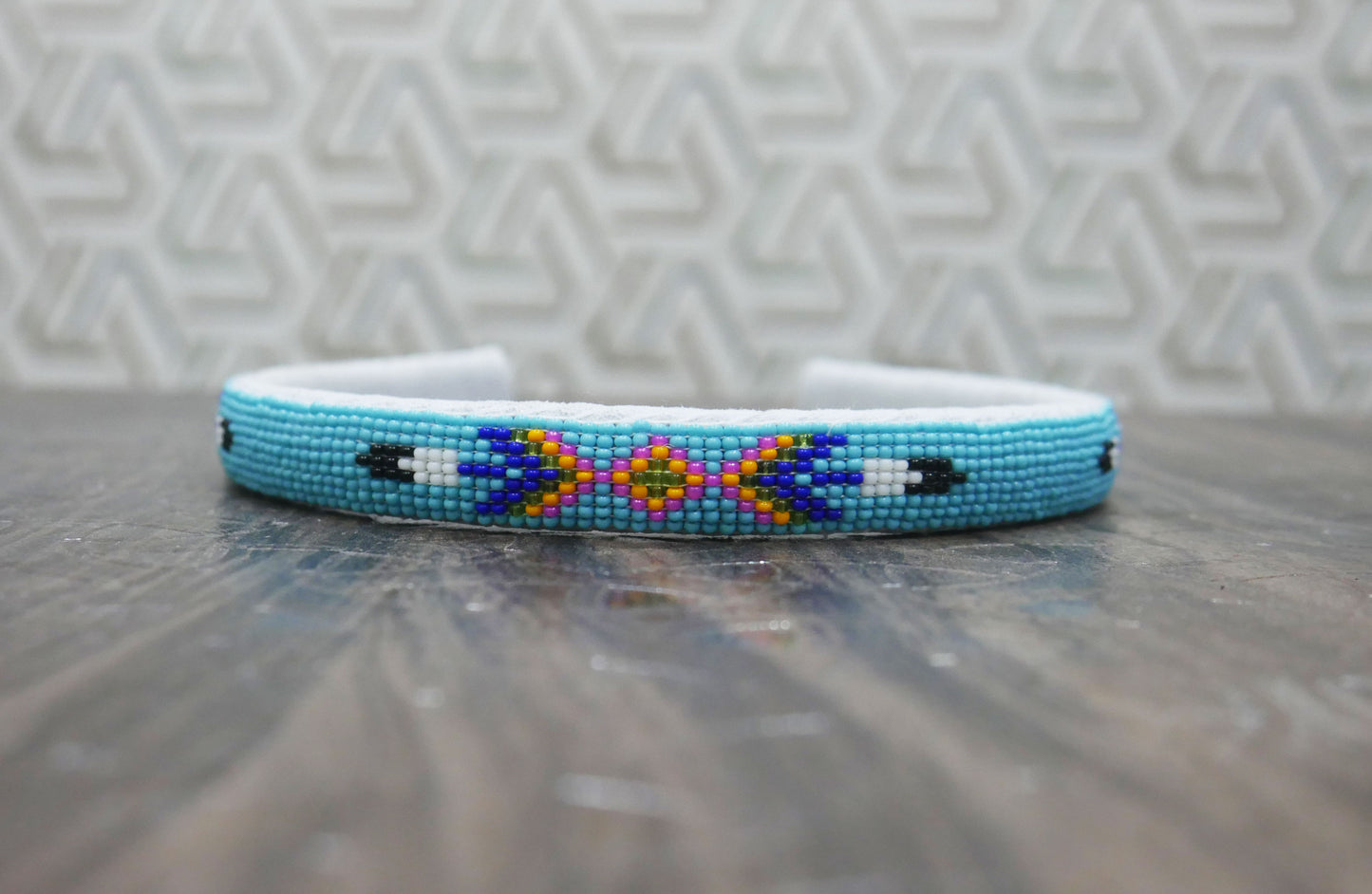 Native American Southwestern Beaded Headband Beaded Barrette, Gift of her