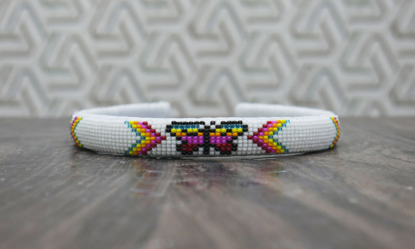 Native American Southwestern Beaded Headband Beaded Barrette, Gift of her