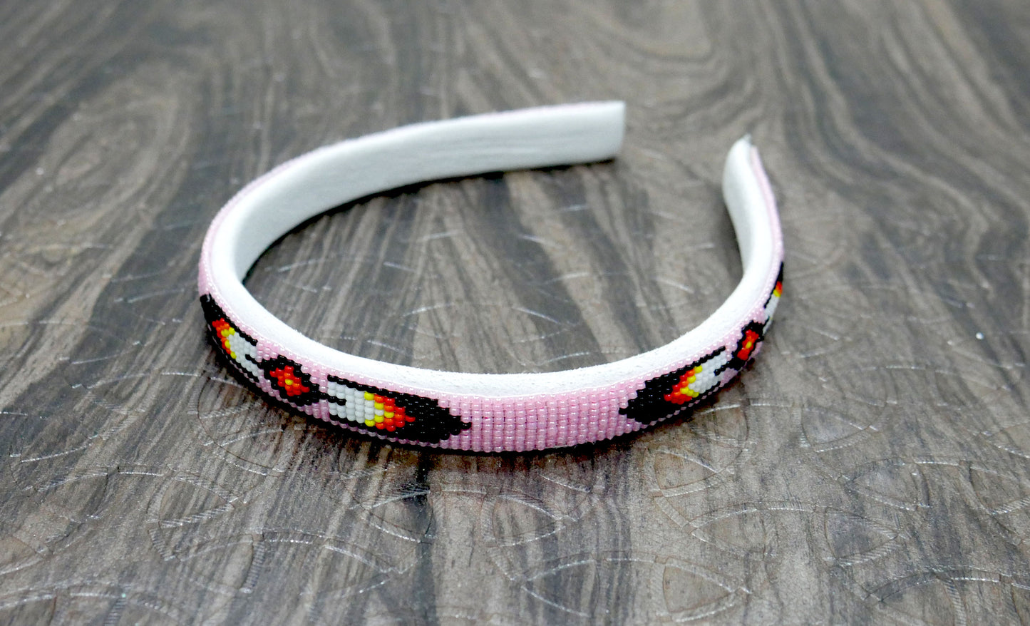 Native American Southwestern Beaded Headband Beaded Barrette, Gift of her