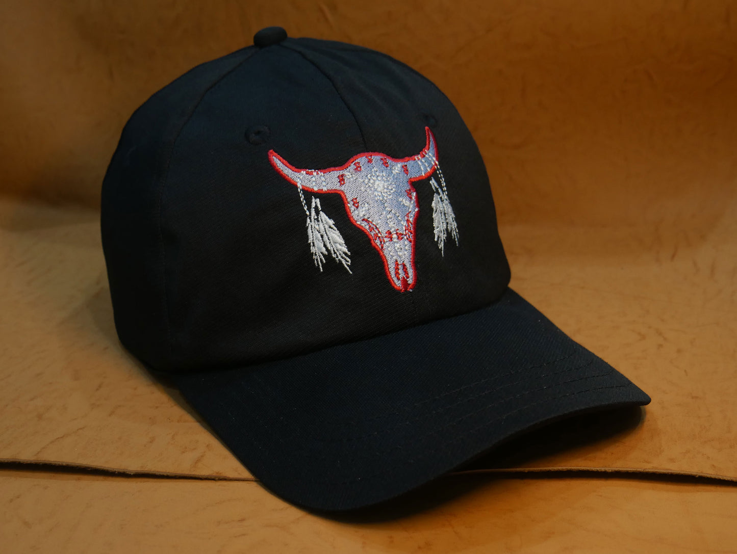 Black Native American Embroidery Baseball cap Trucker Hat