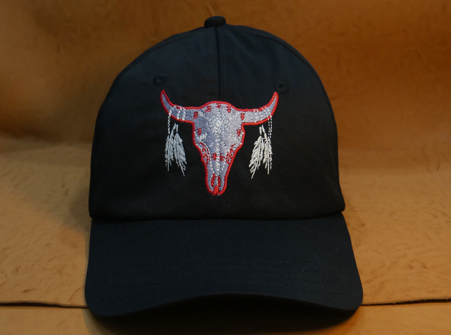 Black Native American Embroidery Baseball cap Trucker Hat
