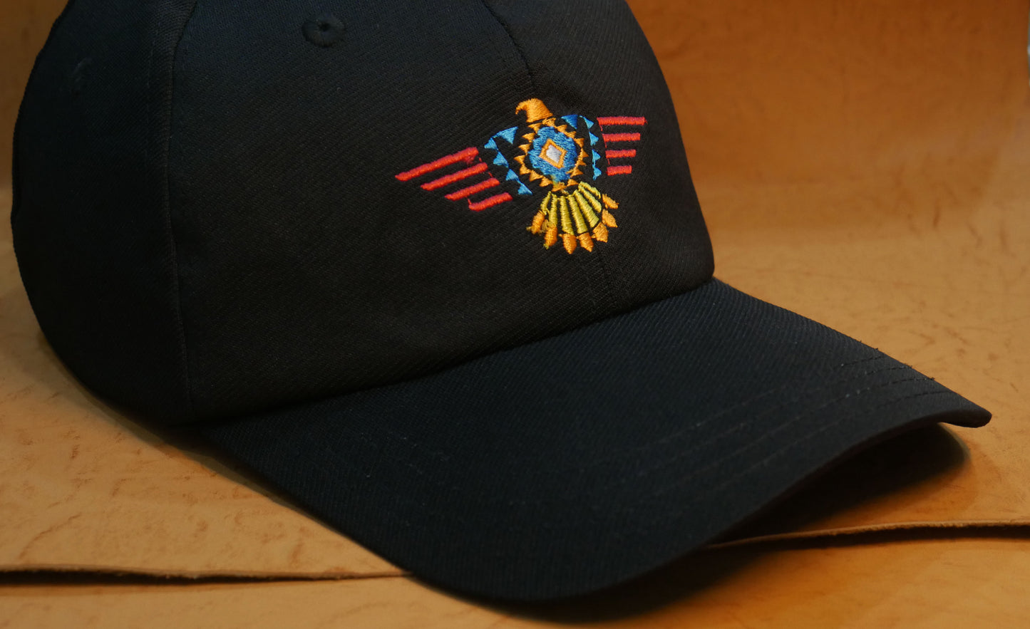 Black Native American Embroidery Baseball cap Trucker Hat