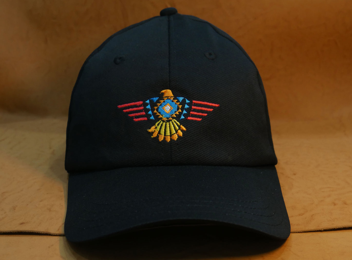 Black Native American Embroidery Baseball cap Trucker Hat