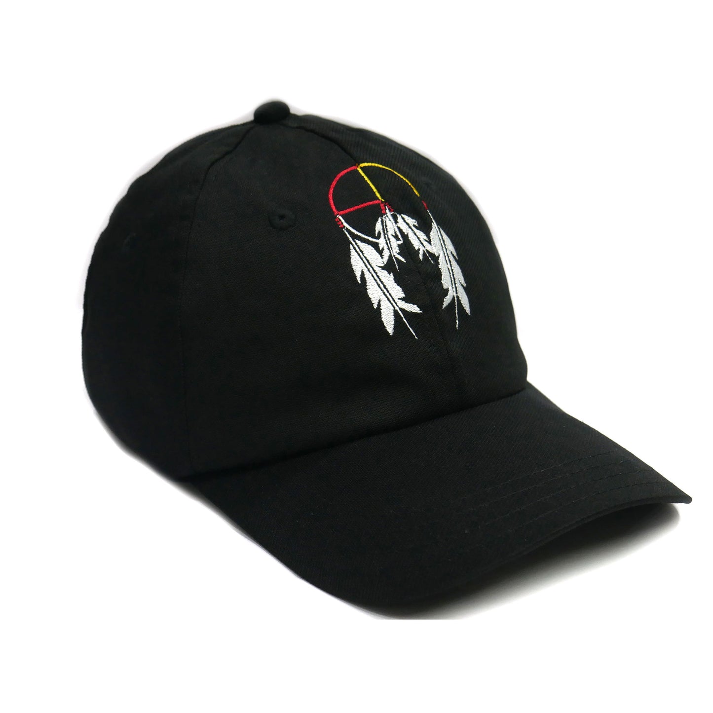 Black Native American Embroidery Baseball cap Trucker Hat