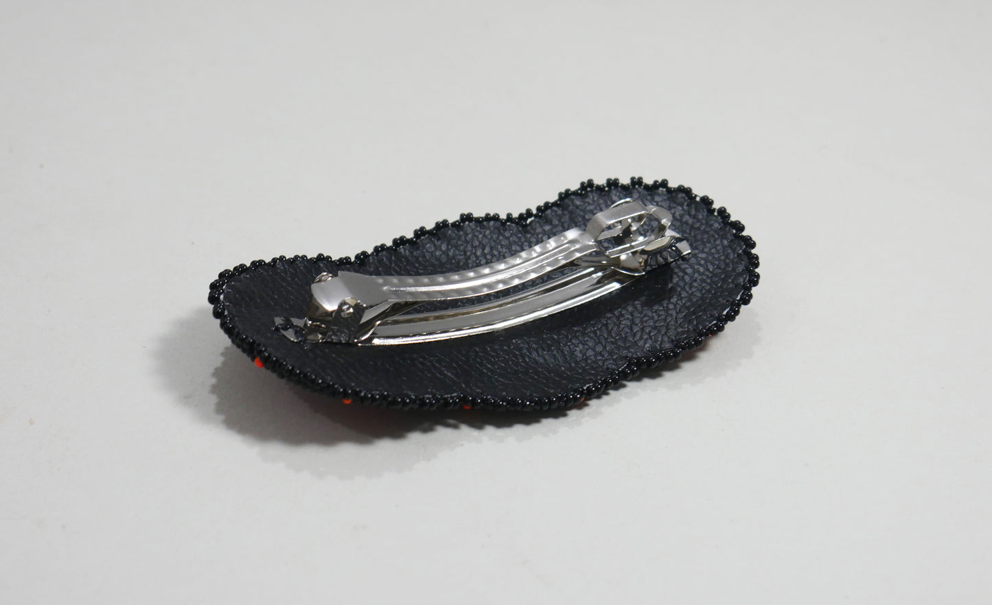 Black Star Beaded Hair Clips Native American Handmade Beaded Hair Baw Beaded Barrette