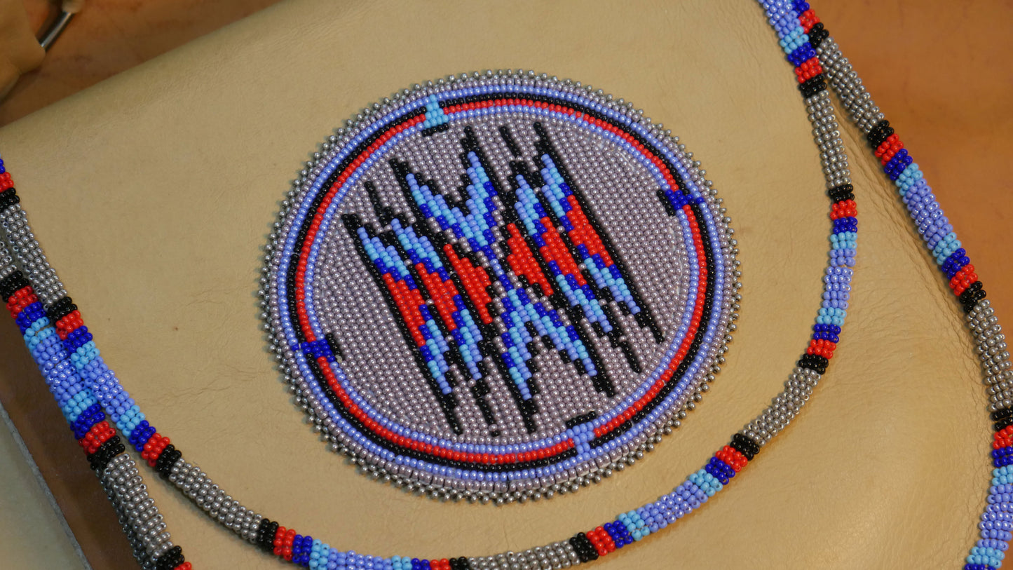 Beaded Genuine leather bags, crossbody bags, Groomsmen Gift