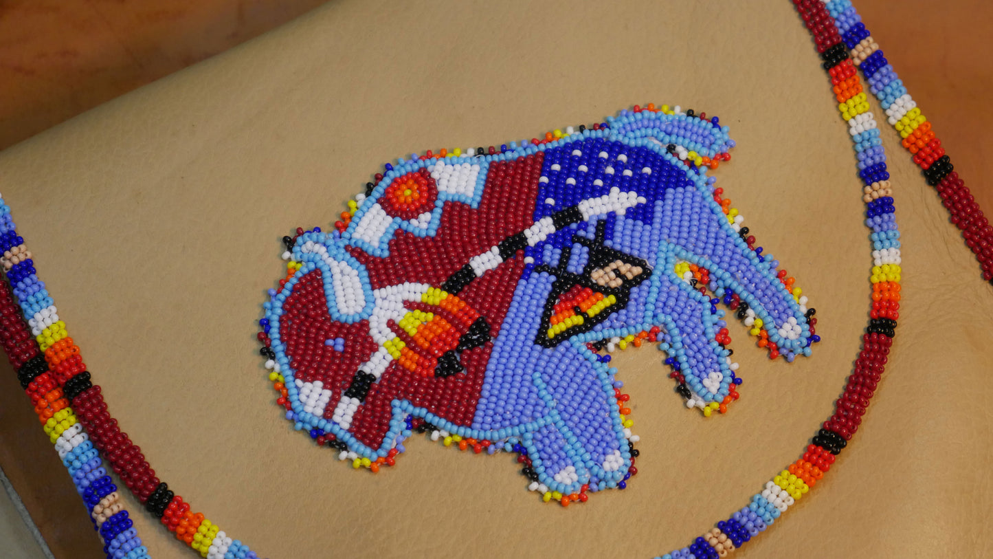 Beaded Genuine leather bags, crossbody bags, Groomsmen Gift