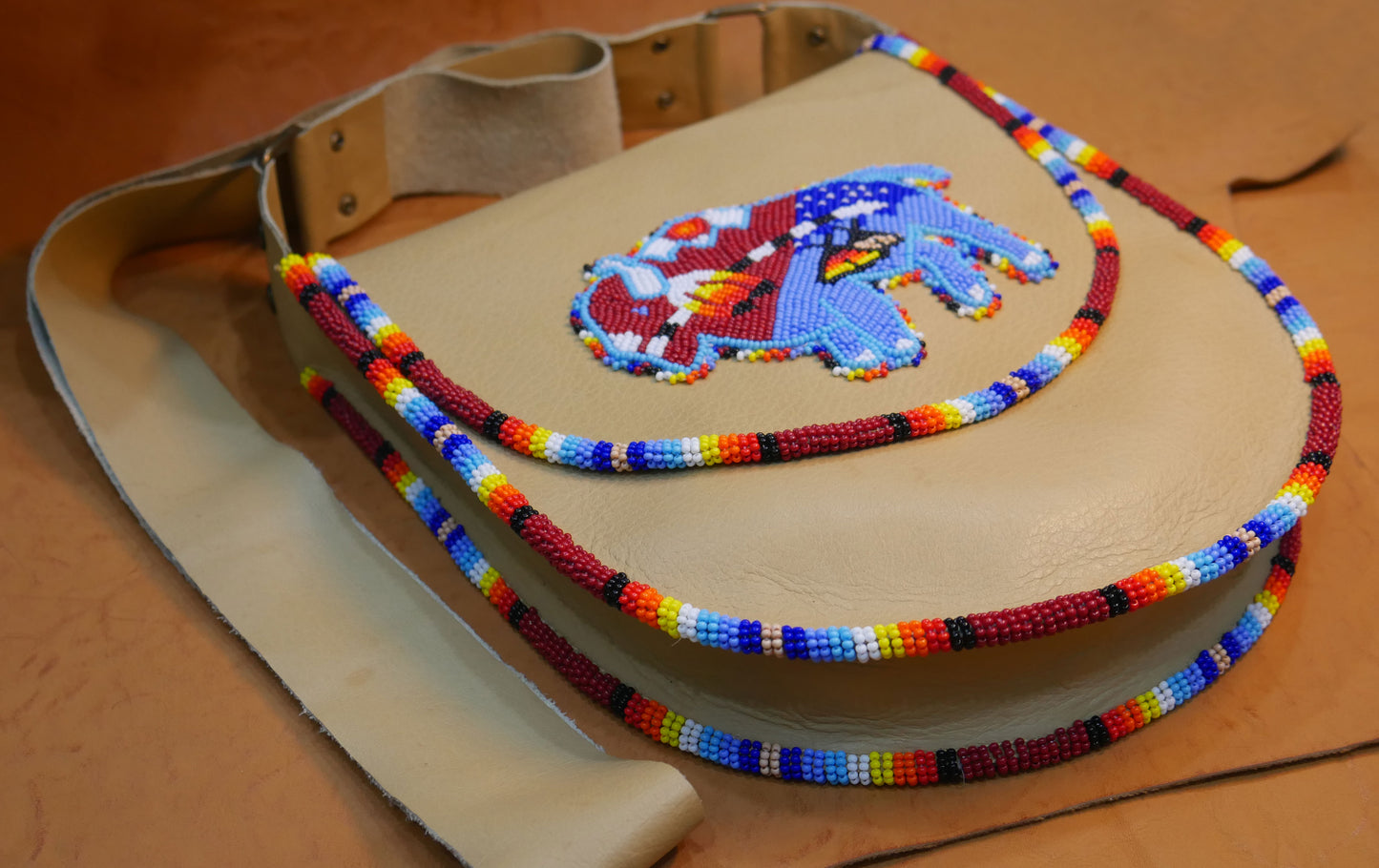 Beaded Genuine leather bags, crossbody bags, Groomsmen Gift