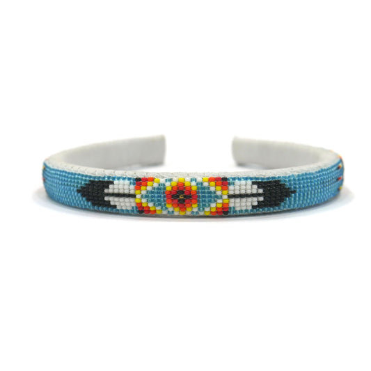 Native American Southwestern Beaded Headband Beaded Barrette, Gift of her