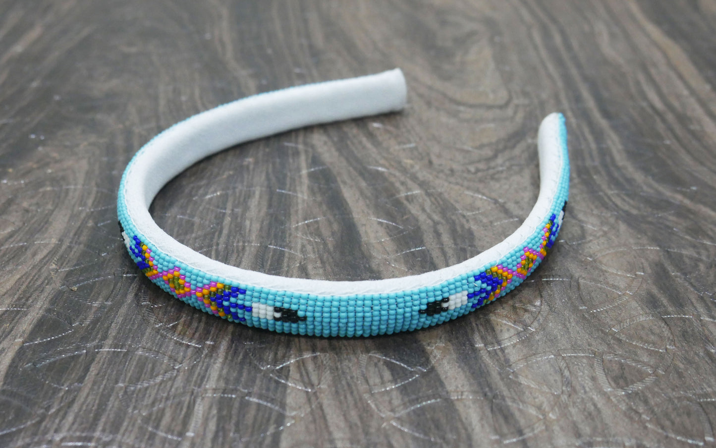 Native American Southwestern Beaded Headband Beaded Barrette, Gift of her