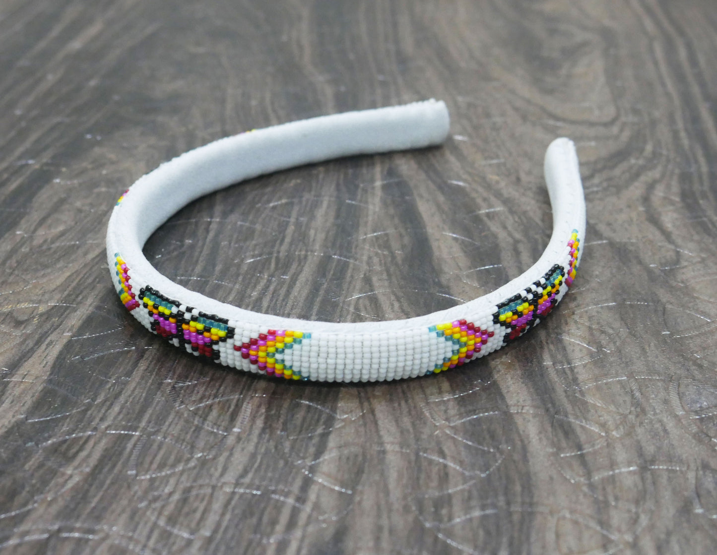 Native American Southwestern Beaded Headband Beaded Barrette, Gift of her