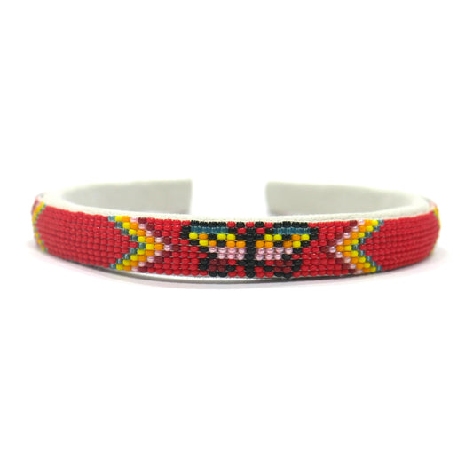 Native American Southwestern Beaded Headband Beaded Barrette, Gift of her