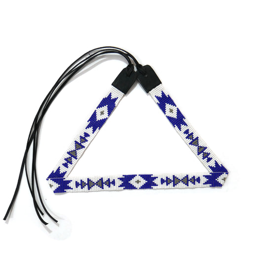 Beaded Hat Band Native American Southwestern Cowboy Rode Handmade Head/Hat Band