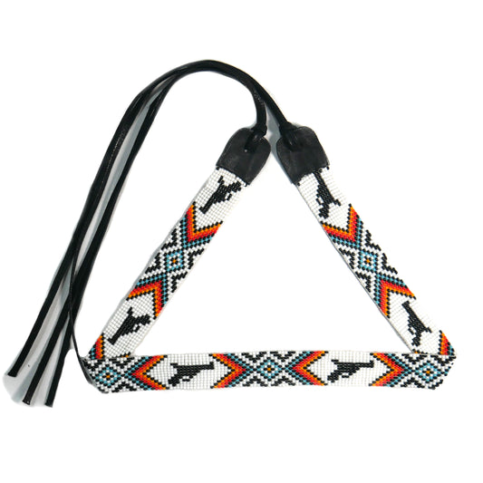 Beaded Hat Band Native American Southwestern Cowboy Rode Handmade Head/Hat Band
