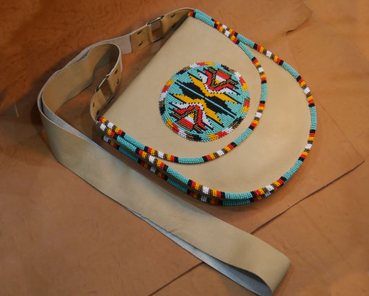 Beaded Genuine leather bags, crossbody bags, Groomsmen Gift