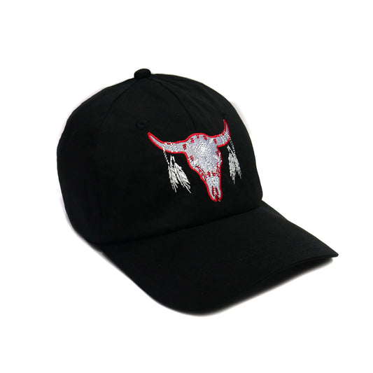 Black Native American Embroidery Baseball cap Trucker Hat